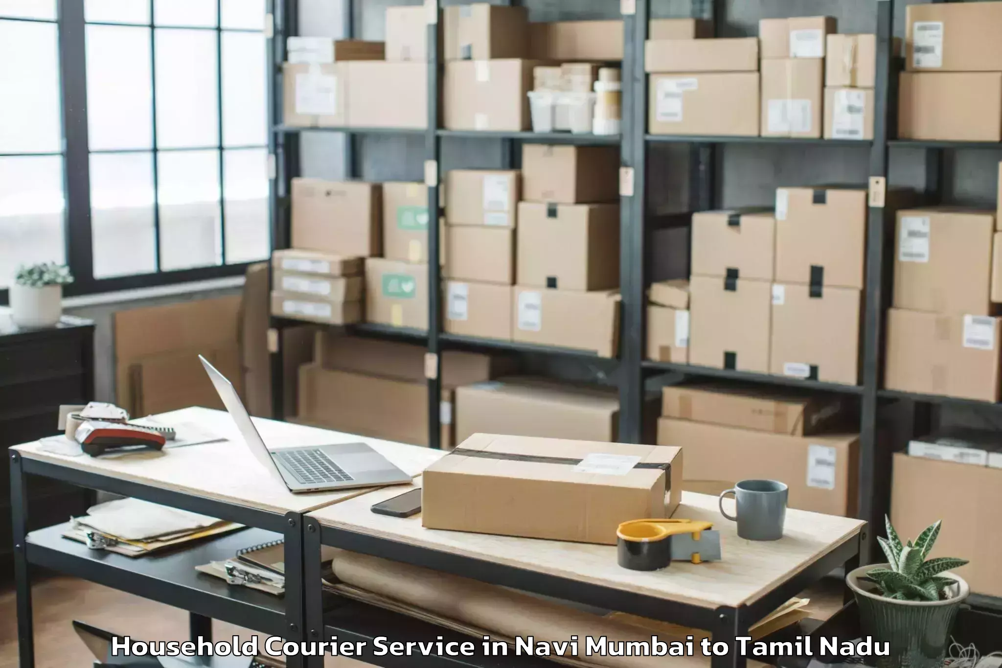 Reliable Navi Mumbai to Madurai Household Courier